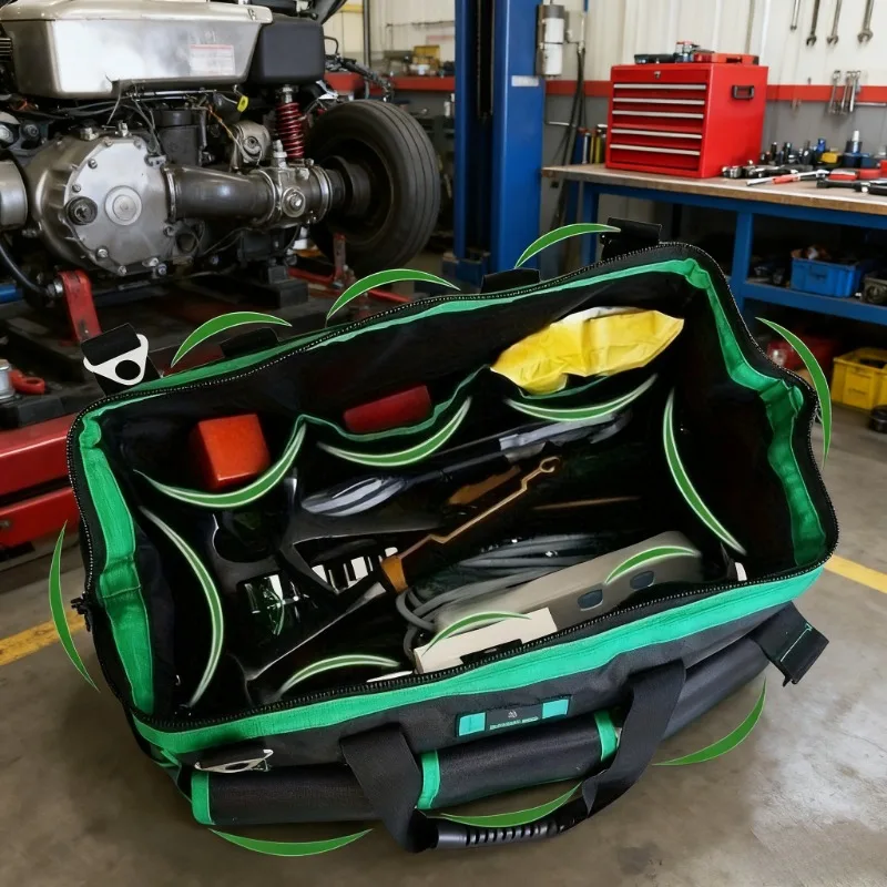 Heavy Duty Tool Bag, Wide Mouth Small Tool Bags, Soft Handle Toolbox Organizer Storage, Large Zipper Electrician Tool Bag
Heavy Duty Tool Bag, Wide Mouth Small Tool Bags, Soft Handle Toolbox Organizer Storage, Large Zipper Electrician Tool Bag
