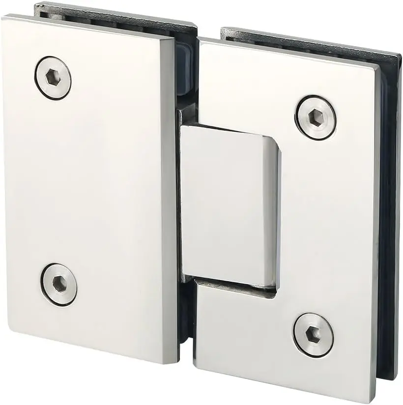 180° Heavy Duty Stainless Steel Glass Door Hinges, Auto-Close, Frameless Shower Door Hardware, Chrome (1 Pack)
180° Heavy Duty Stainless Steel Glass Door Hinges, Auto-Close, Frameless Shower Door Hardware, Chrome (1 Pack)