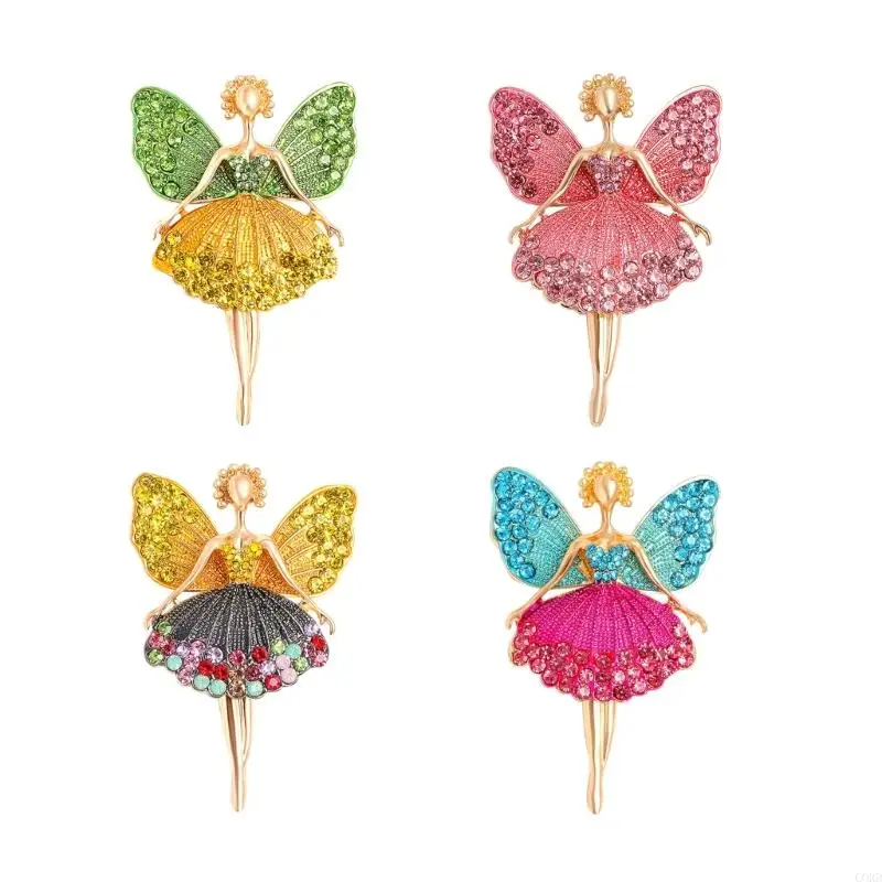 CORD Artistic Dance Angel Brooch Smooth Surfaces Prevents Snagging On Garments
CORD Artistic Dance Angel Brooch Smooth Surfaces Prevents Snagging On Garments