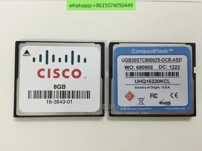 Original CF card 8G industrial industrial control equipment CNC machine Cisco router
Original CF card 8G industrial industrial control equipment CNC machine Cisco router