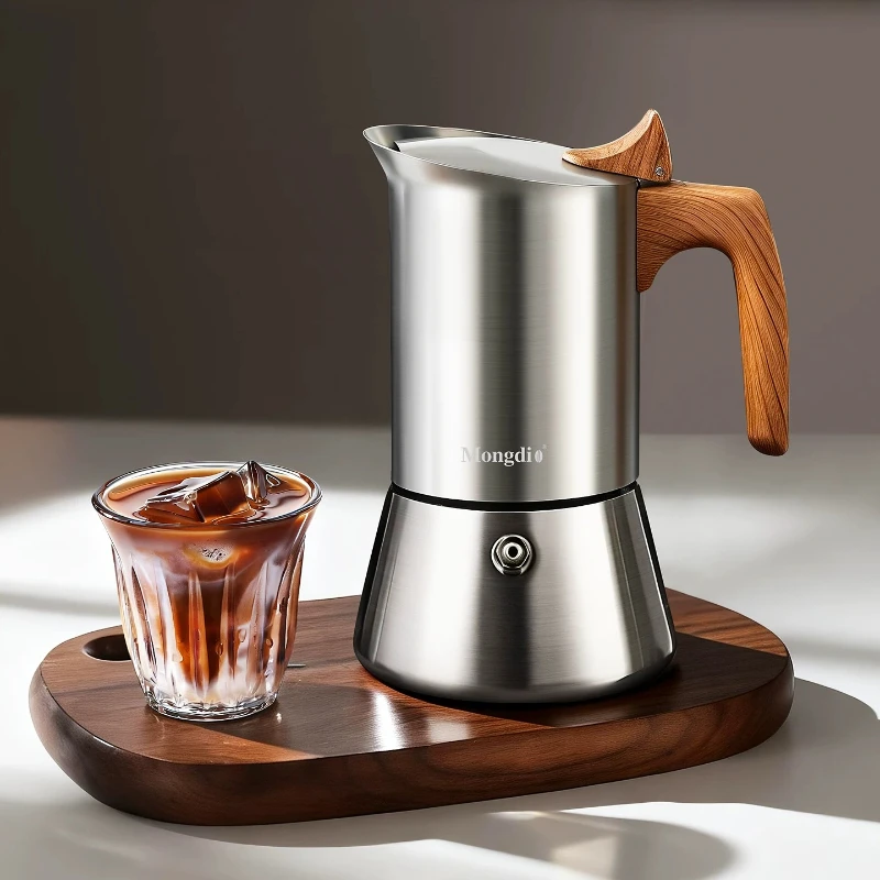 Italian Moka Coffee Pot Stainless Steel Set with Laser Engraving for Rich Espresso and Easy Use 2 Capacities
Italian Moka Coffee Pot Stainless Steel Set with Laser Engraving for Rich Espresso and Easy Use 2 Capacities