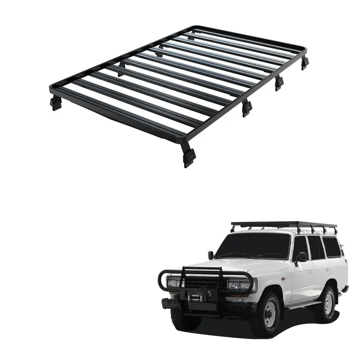 New Steel Aluminum Alloy Luggage Rack With Cross Bar Roof Rack for Toyota Land Cruiser LC60 Series Full Top Luggage Platform
New Steel Aluminum Alloy Luggage Rack With Cross Bar Roof Rack for Toyota Land Cruiser LC60 Series Full Top Luggage Platform