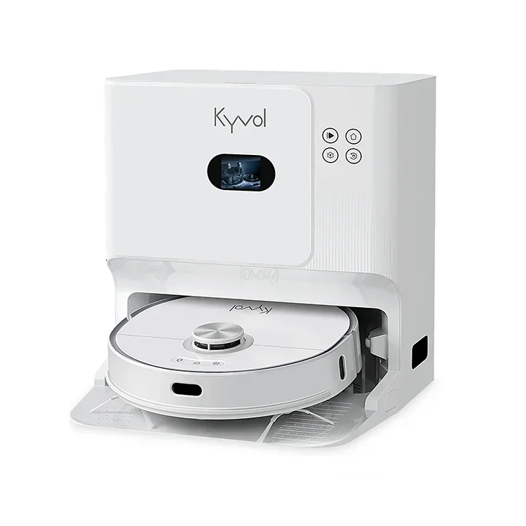 Kyvol S60 3000Pa Power 5-in-1 Self-Cleaning Emptying Drying Auto Mopping Sweeping Robot Vacuum with Mopping Function
Kyvol S60 3000Pa Power 5-in-1 Self-Cleaning Emptying Drying Auto Mopping Sweeping Robot Vacuum with Mopping Function