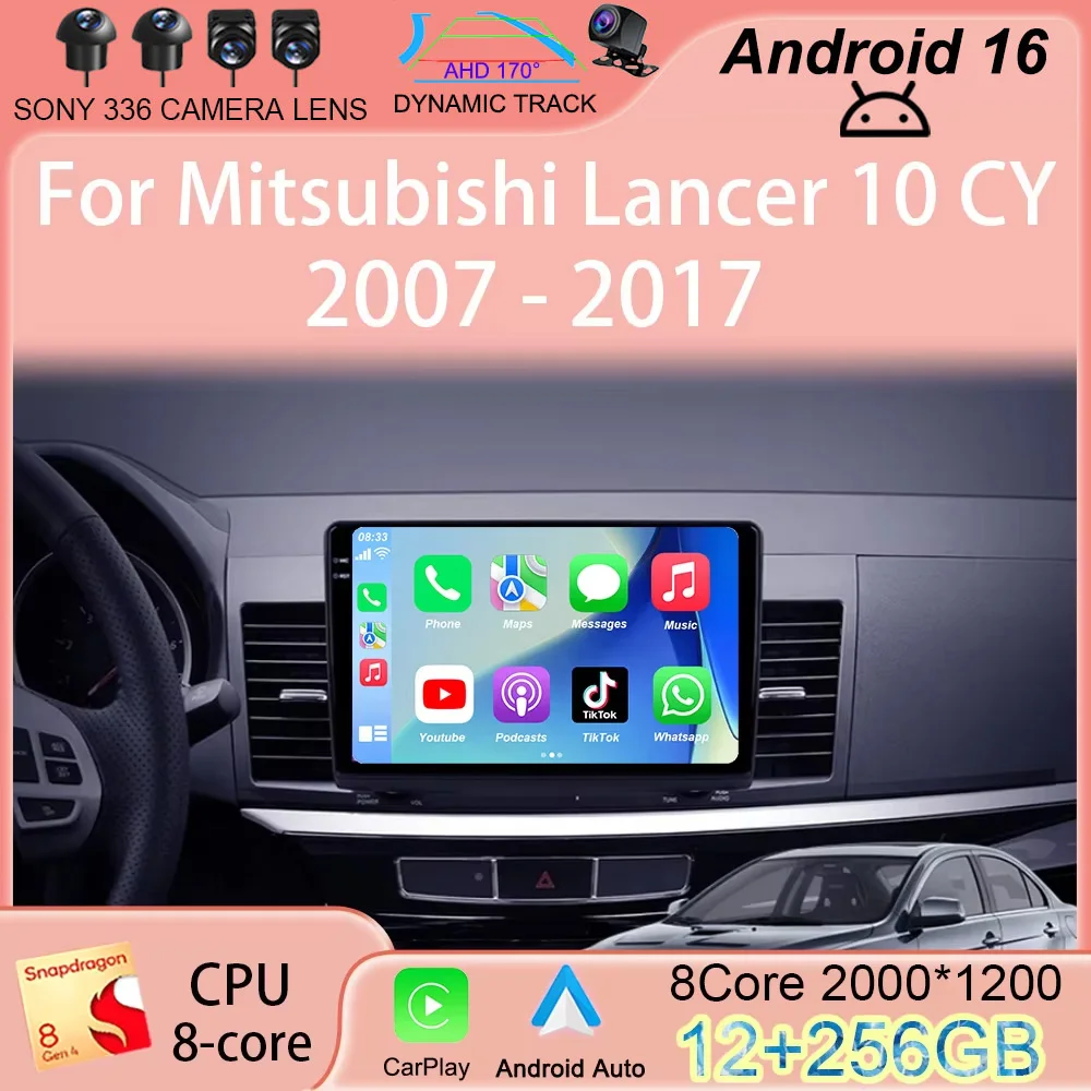 Android 16 WIFI+4G Car Radio For Mitsubishi Lancer 10 CY 2007-2017 Multimedia Video Player Navigation GPS Stereo 2 din Head Unit
Android 16 WIFI+4G Car Radio For Mitsubishi Lancer 10 CY 2007-2017 Multimedia Video Player Navigation GPS Stereo 2 din Head Unit