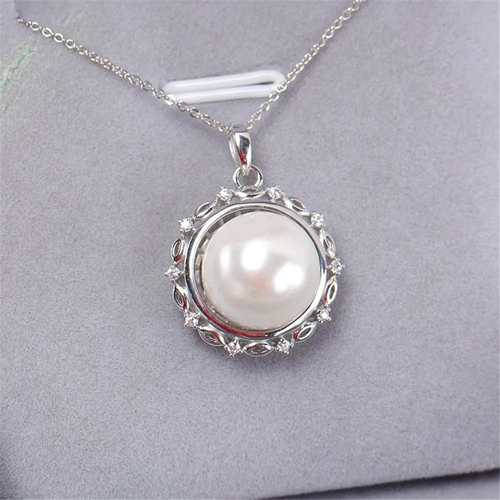 S925 Sterling Silver Pearl Pendant Setting, DIY Empty Bezel Cup Jewelry Supplies for Craft Making, Hollow Prong Pendant Findings
S925 Sterling Silver Pearl Pendant Setting, DIY Empty Bezel Cup Jewelry Supplies for Craft Making, Hollow Prong Pendant Findings