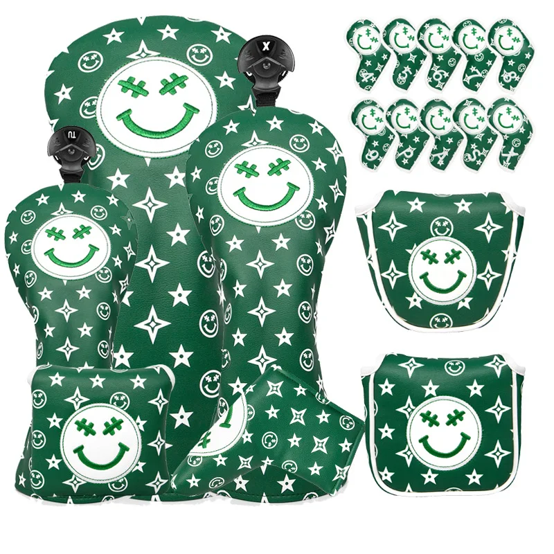 Звезды и улыбки, чехлы для гольф-клубов для водителей, Fairway, Hybrid-Golf Driver Headcover/ Golf Fairway Wood Hybrid Headcover
Звезды и улыбки, чехлы для гольф-клубов для водителей, Fairway, Hybrid-Golf Driver Headcover/ Golf Fairway Wood Hybrid Headcover