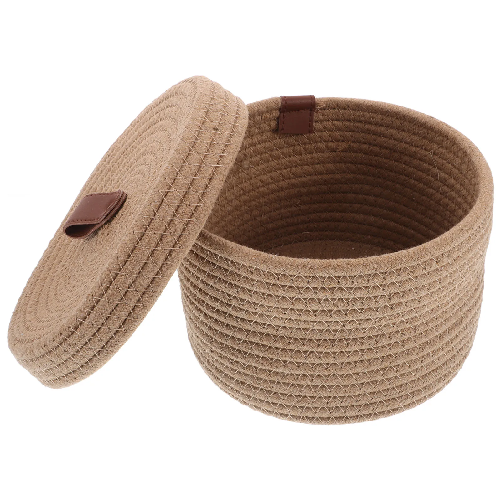 Storage Box Tiny Basket Lidded Container Cotton Rope Spacious Capacity Dustproof Lid Privacy Protection Remote Control
Storage Box Tiny Basket Lidded Container Cotton Rope Spacious Capacity Dustproof Lid Privacy Protection Remote Control