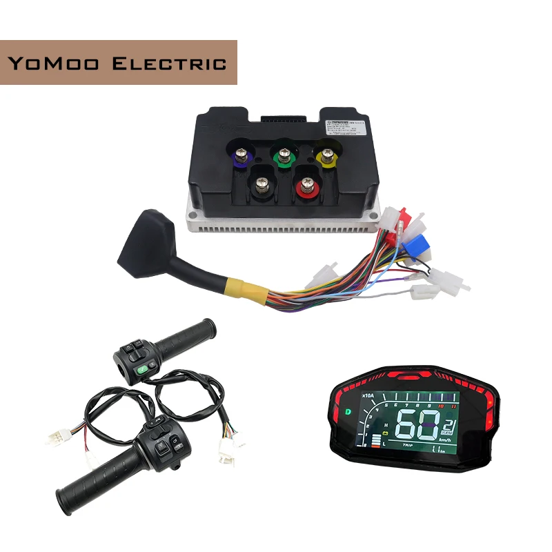 Fardriver 96V ND96450 DC 170A 3KW-5KW BLDC Sine Wave Motor Controller with DKD Display T08 Throttle For Electric Bicycle E-bike
Fardriver 96V ND96450 DC 170A 3KW-5KW BLDC Sine Wave Motor Controller with DKD Display T08 Throttle For Electric Bicycle E-bike