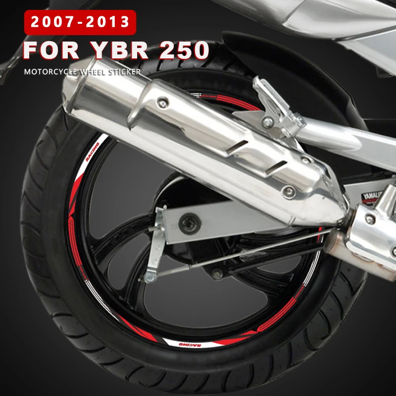 Motorcycle Rim Sticker Waterproof Wheel Decal 17 Inch Strip Tape for Yamaha YBR 250 YBR250 Accessories 2007-2013
Motorcycle Rim Sticker Waterproof Wheel Decal 17 Inch Strip Tape for Yamaha YBR 250 YBR250 Accessories 2007-2013