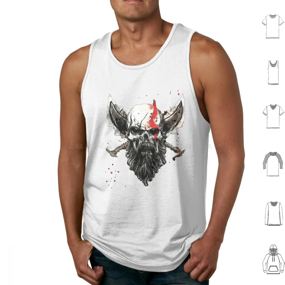 Skull Kratos Tank Tops Vest Sleeveless Kratos God Of War God War Hero Iv 4 Animates Manga Dbz Z Funny Snk Training Sport
Skull Kratos Tank Tops Vest Sleeveless Kratos God Of War God War Hero Iv 4 Animates Manga Dbz Z Funny Snk Training Sport