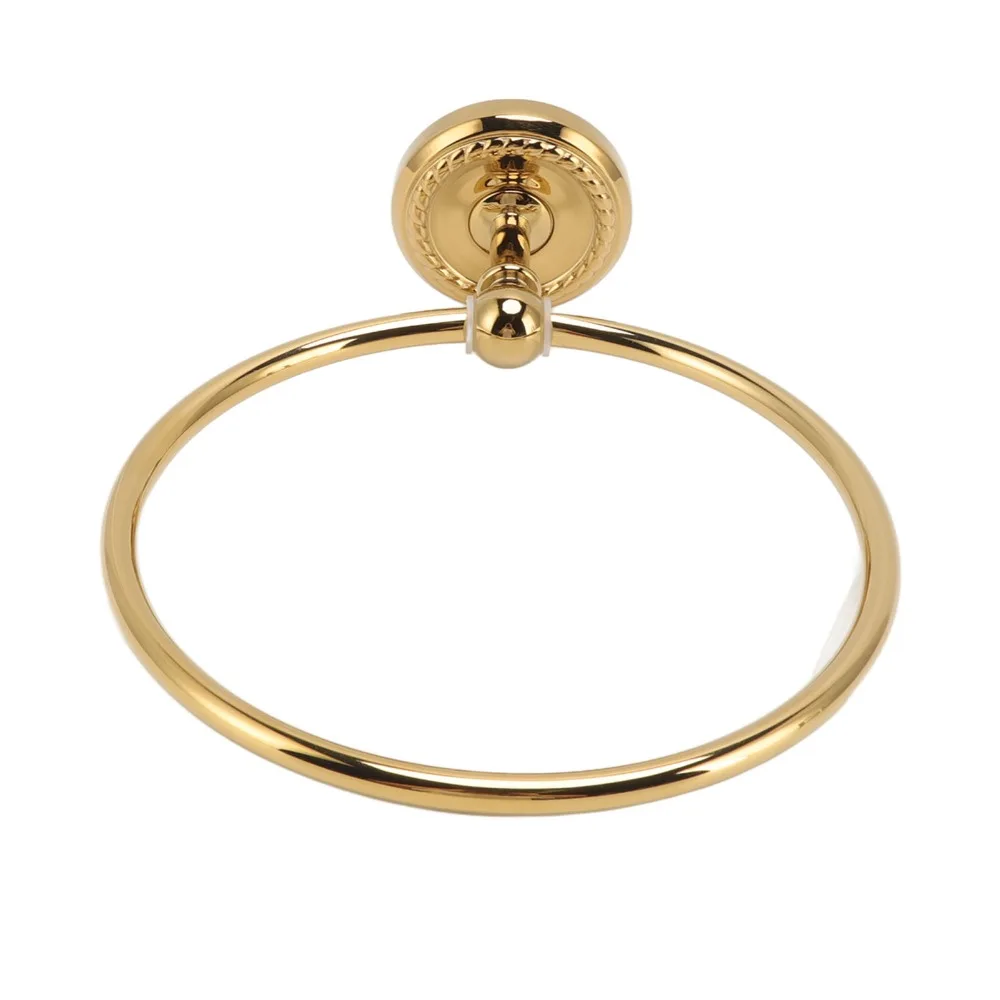 Vintage Style Copper Towel Ring Round Golden Towel Rack Braiding Carvings Wall Mounted Round Towel Holder Bathroom Accessories
Vintage Style Copper Towel Ring Round Golden Towel Rack Braiding Carvings Wall Mounted Round Towel Holder Bathroom Accessories