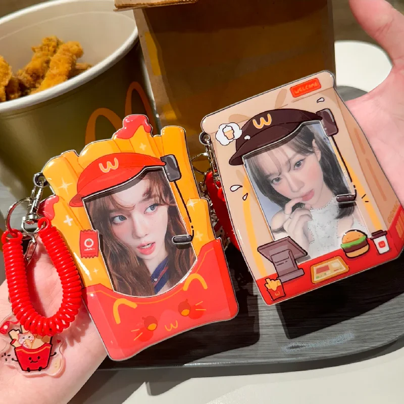 Kawaii Hamburg 3 inch Kpop Photocard Holder Corn sandwich Photo Card Holder Bag Pendant School Stationery
Kawaii Hamburg 3 inch Kpop Photocard Holder Corn sandwich Photo Card Holder Bag Pendant School Stationery