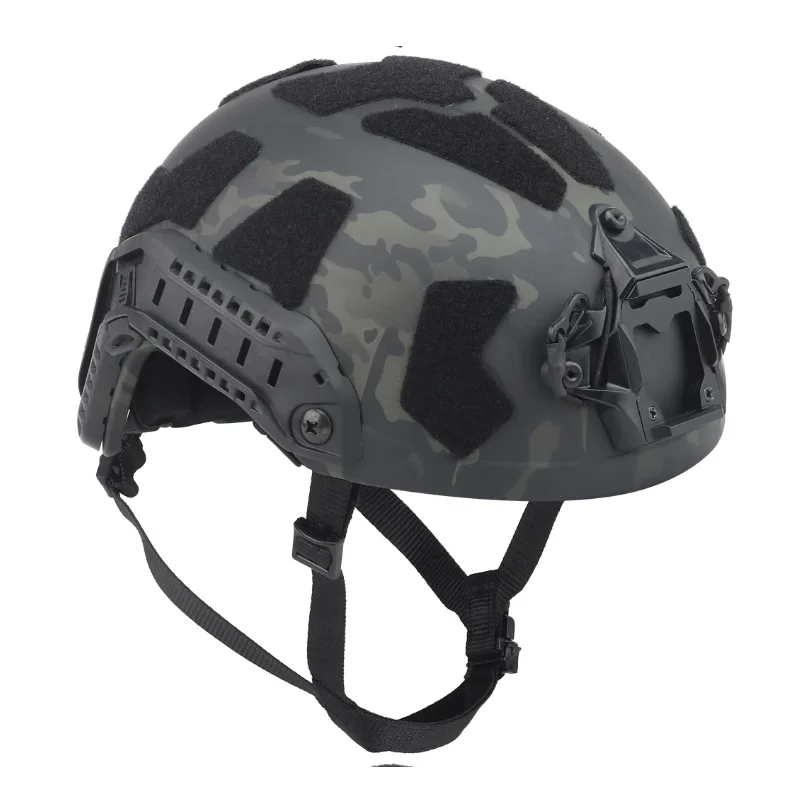 Black Camouflage Protective Helmet SF SUPER High Cut Tactical FAST Helmet Thicken Impact Resistance Trajectory Safety Helmet
Black Camouflage Protective Helmet SF SUPER High Cut Tactical FAST Helmet Thicken Impact Resistance Trajectory Safety Helmet