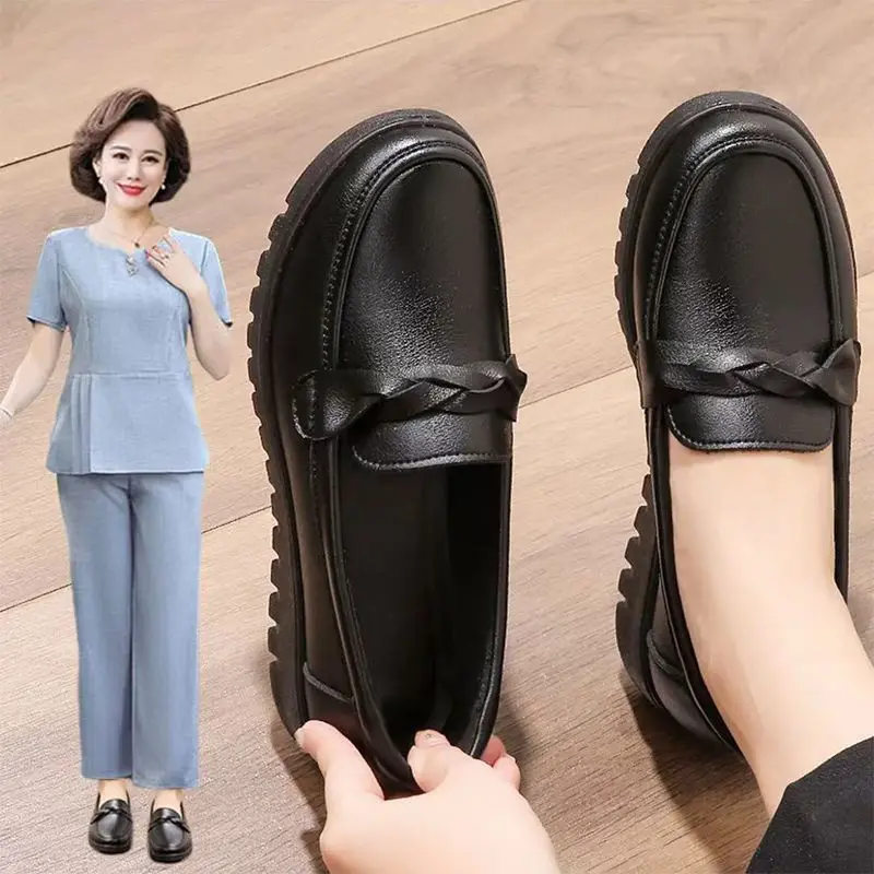 New 2026 Comfortable Mom Shoes Plastic Loafers Anti-Slip Soft Bottom Waterproof for Elderly Women Casual Business Style Flat ...
New 2026 Comfortable Mom Shoes Plastic Loafers Anti-Slip Soft Bottom Waterproof for Elderly Women Casual Business Style Flat ...