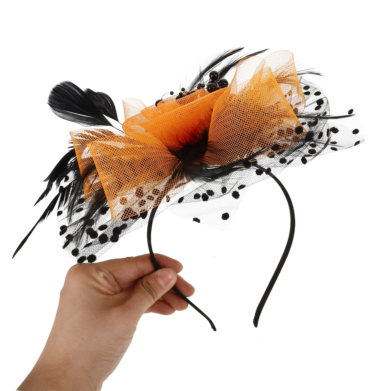 Headband Fascinator Hat Elegant Wedding Bride Banquet Headdress Tea Party Bridal Hair Accessories Fascinator Hat
Headband Fascinator Hat Elegant Wedding Bride Banquet Headdress Tea Party Bridal Hair Accessories Fascinator Hat
