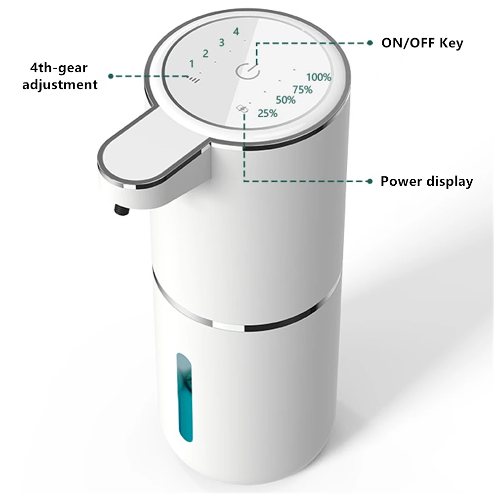 4 Gear Adjustable Foam Soap Dispenser Smart Infrared Inductive Liquid Dispenser Automatic Touchless Hand Sanitizer Machine 380ML
4 Gear Adjustable Foam Soap Dispenser Smart Infrared Inductive Liquid Dispenser Automatic Touchless Hand Sanitizer Machine 380ML