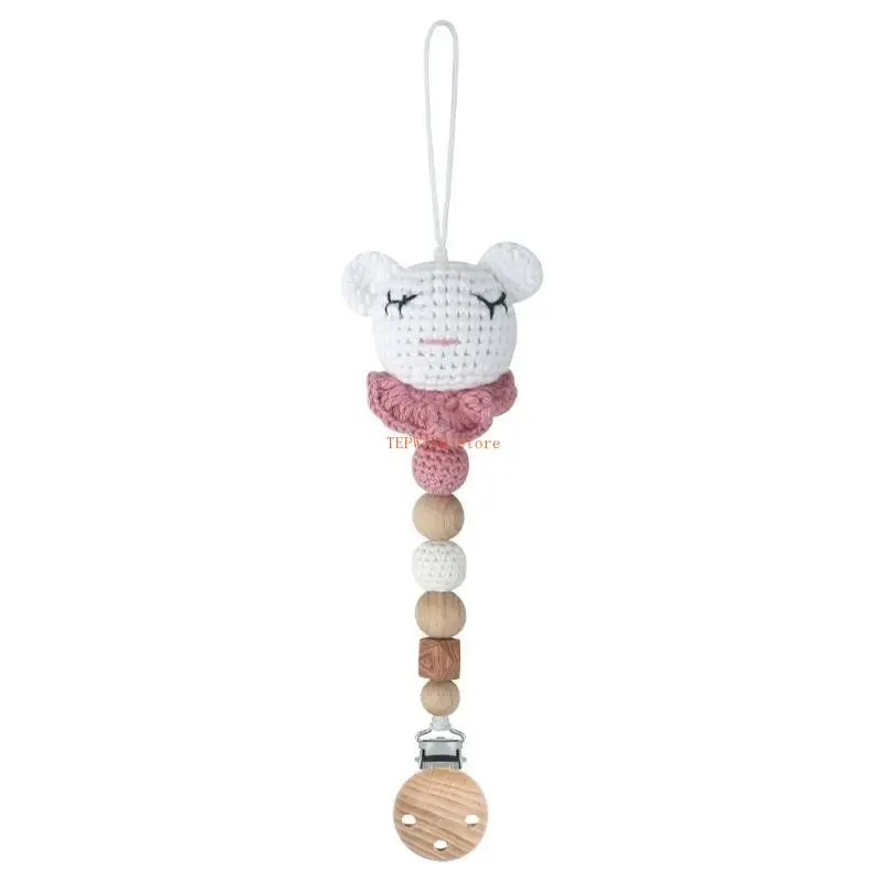 U50F Crochet Pacifier Clip Cartoon Animal Baby Pacifier Chain Newborn Teething Chain Soother Holder Dummy Clip Baby Teether
U50F Crochet Pacifier Clip Cartoon Animal Baby Pacifier Chain Newborn Teething Chain Soother Holder Dummy Clip Baby Teether