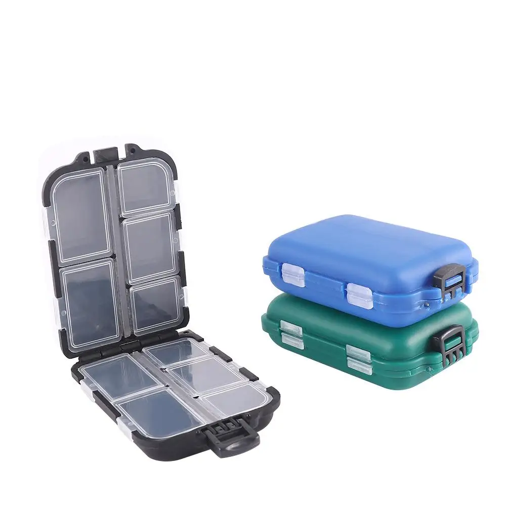 Outdoor Plastic Accessory Tool Fishing Tackle Boxes Lure Container Bait Storage Case Fishhook Box
Outdoor Plastic Accessory Tool Fishing Tackle Boxes Lure Container Bait Storage Case Fishhook Box