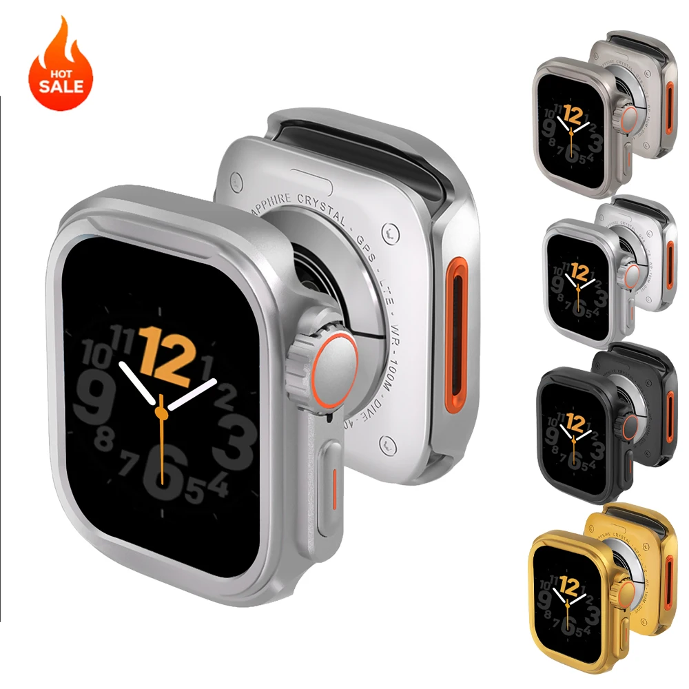 Чехол из сплава + ПК для Apple watch 49 44 45 мм S10-42 46 мм, металлическая полая крышка для Iwatch ultra series 11 10 9 8 7 6 5 4se Бампер в корпусе
Чехол из сплава + ПК для Apple watch 49 44 45 мм S10-42 46 мм, металлическая полая крышка для Iwatch ultra series 11 10 9 8 7 6 5 4se Бампер в корпусе