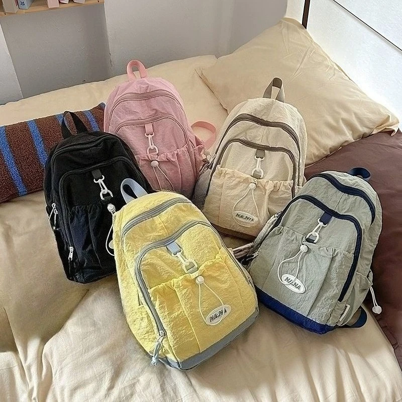 Lightweight Primary school backpack Casual Nylon Backpack Multi-pockets College Backpack Large Capacity Girls' School Bags
Lightweight Primary school backpack Casual Nylon Backpack Multi-pockets College Backpack Large Capacity Girls' School Bags
