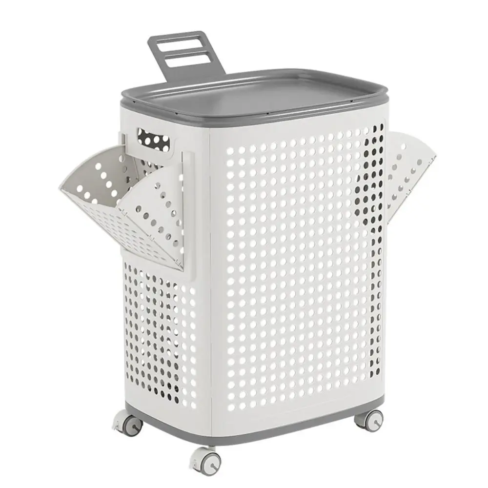 Foldable Dirty Clothes Basket Large Size Hollow Out Washing Baskets High Capacity Mute Wheels Laundry Basket Closet Organization
Foldable Dirty Clothes Basket Large Size Hollow Out Washing Baskets High Capacity Mute Wheels Laundry Basket Closet Organization
