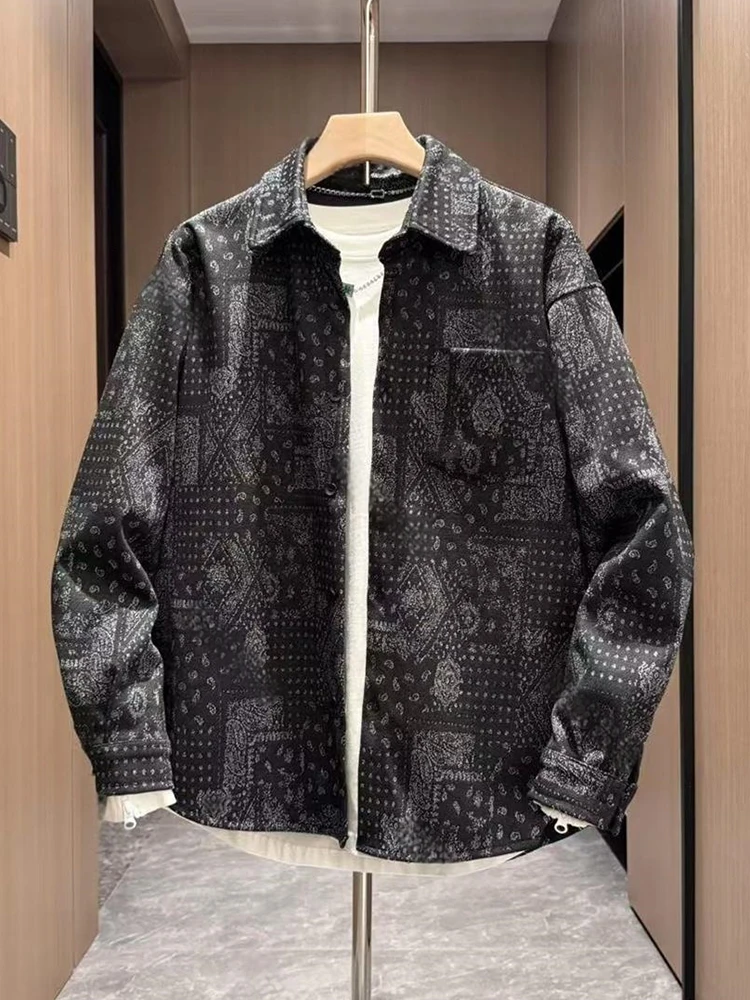Autumn New Sle Men's Denim Jaet with Embroidery Collar Loose Fit Casual Versatile Coat Youthful Energy Geometric Pattern
Autumn New Sle Men's Denim Jaet with Embroidery Collar Loose Fit Casual Versatile Coat Youthful Energy Geometric Pattern
