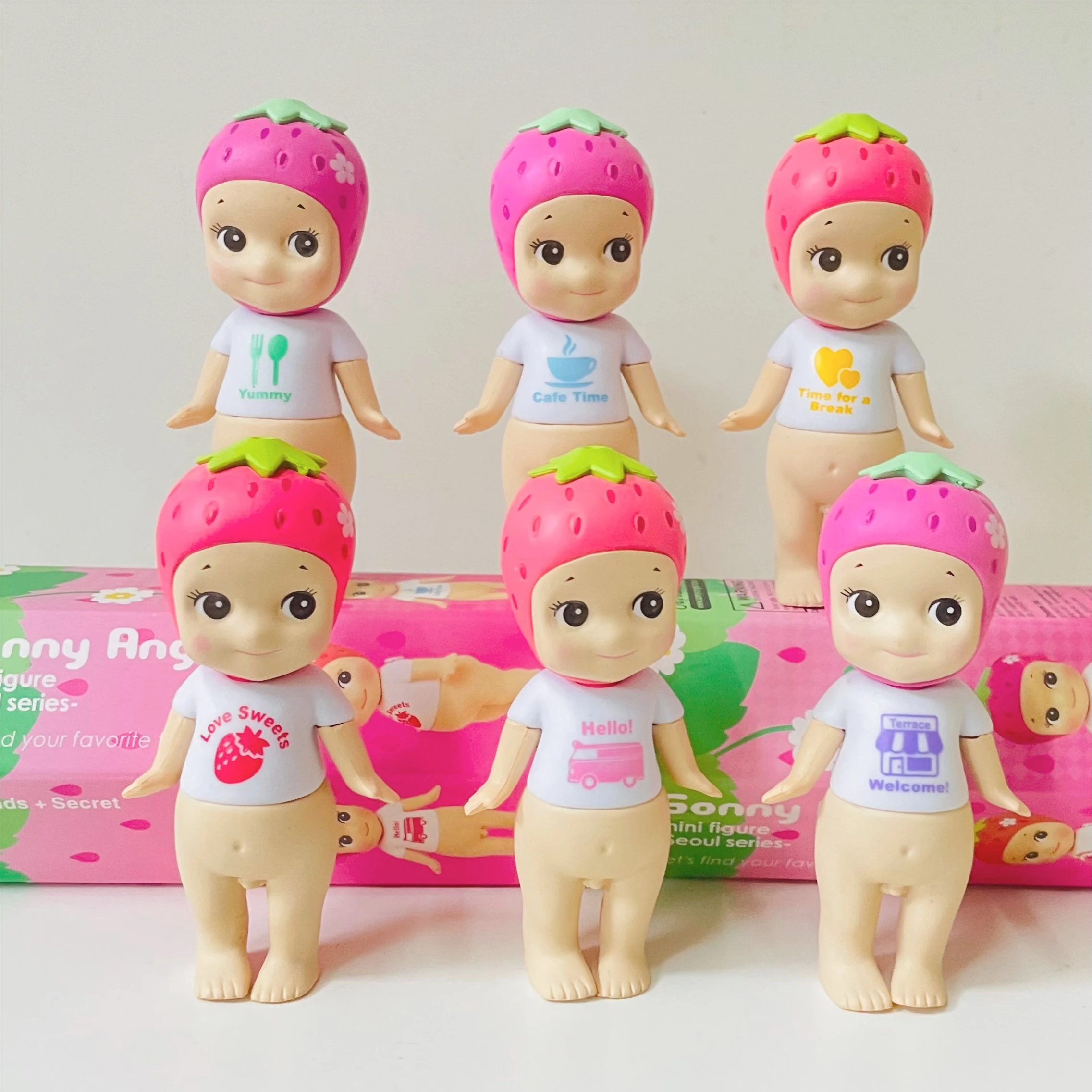 High Quality Angel Mini Figure Seoul Series Blind Box Strawberry Cafe Limited Desktop Ornament Cute Anime Doll Birthday Gift
High Quality Angel Mini Figure Seoul Series Blind Box Strawberry Cafe Limited Desktop Ornament Cute Anime Doll Birthday Gift