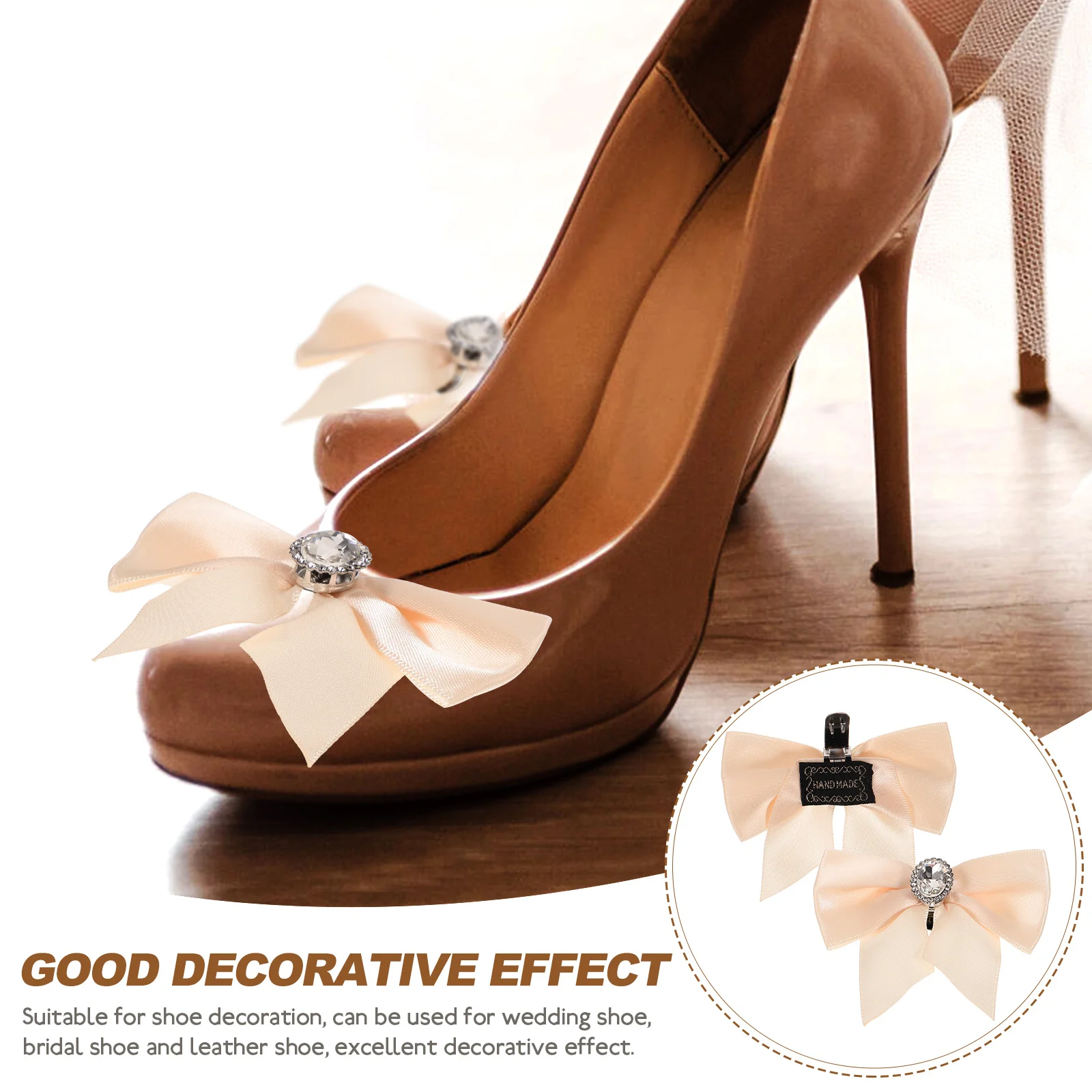 2pcs Detachable Bow Flower Bridal Buckle Satin Clip Decorations White Wedding Shoe Embellishments High Heels Accessories Shoe
2pcs Detachable Bow Flower Bridal Buckle Satin Clip Decorations White Wedding Shoe Embellishments High Heels Accessories Shoe