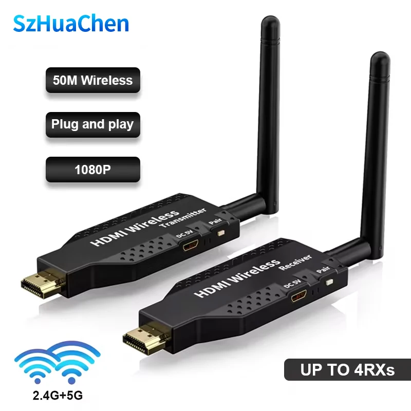 50 м беспроводной HDMI удлинитель видеопередатчик приемник 1 к 2 3 4 1x 4 дисплей для PS3/4 камеры ноутбука ПК к телевизору монитора проектора
50 м беспроводной HDMI удлинитель видеопередатчик приемник 1 к 2 3 4 1x 4 дисплей для PS3/4 камеры ноутбука ПК к телевизору монитора проектора