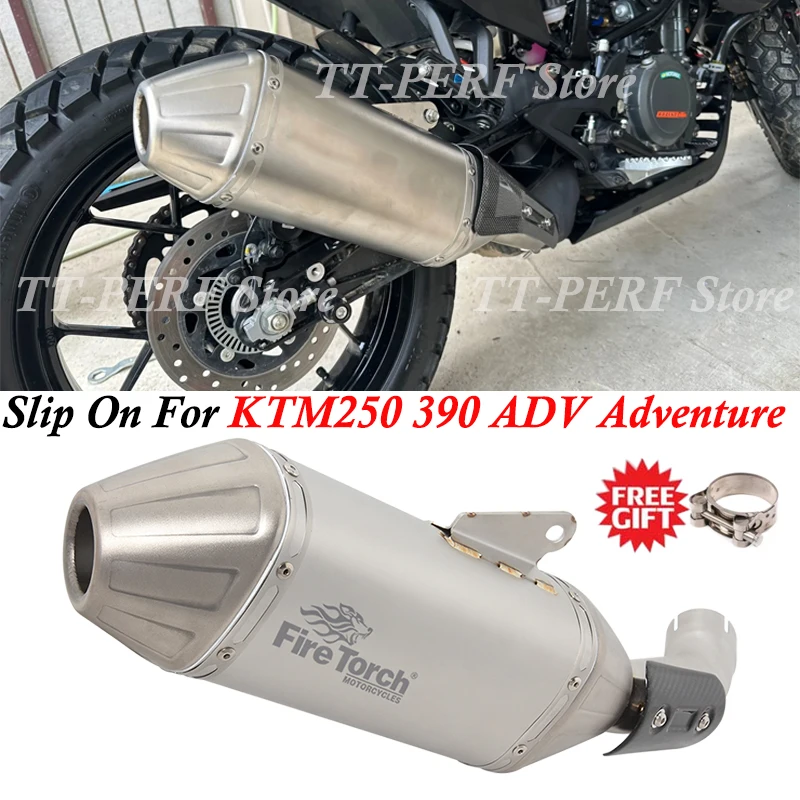 For KTM 250 390 ADV Adventure Modified DB Killer Full System Carbon Fiber Cover Motorcycle Exhaust Escape Muffler Link Pipe
For KTM 250 390 ADV Adventure Modified DB Killer Full System Carbon Fiber Cover Motorcycle Exhaust Escape Muffler Link Pipe