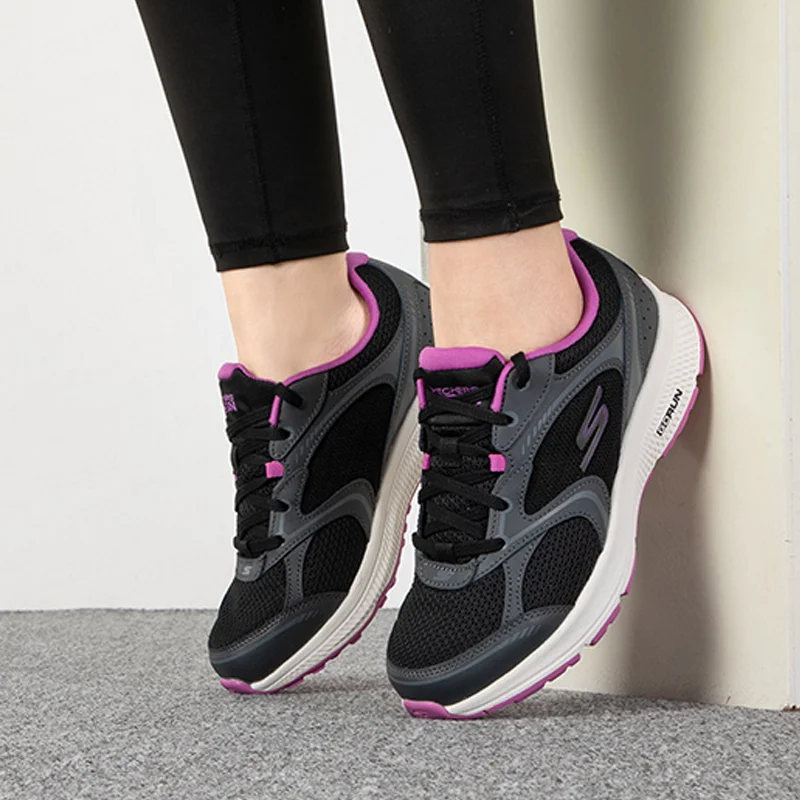 Women Skechers 128280-BKPR Black Purple Mesh Running Shoes Cushion Light Breathable Athletic Walking Sneakers Daily Workout Gym
Women Skechers 128280-BKPR Black Purple Mesh Running Shoes Cushion Light Breathable Athletic Walking Sneakers Daily Workout Gym