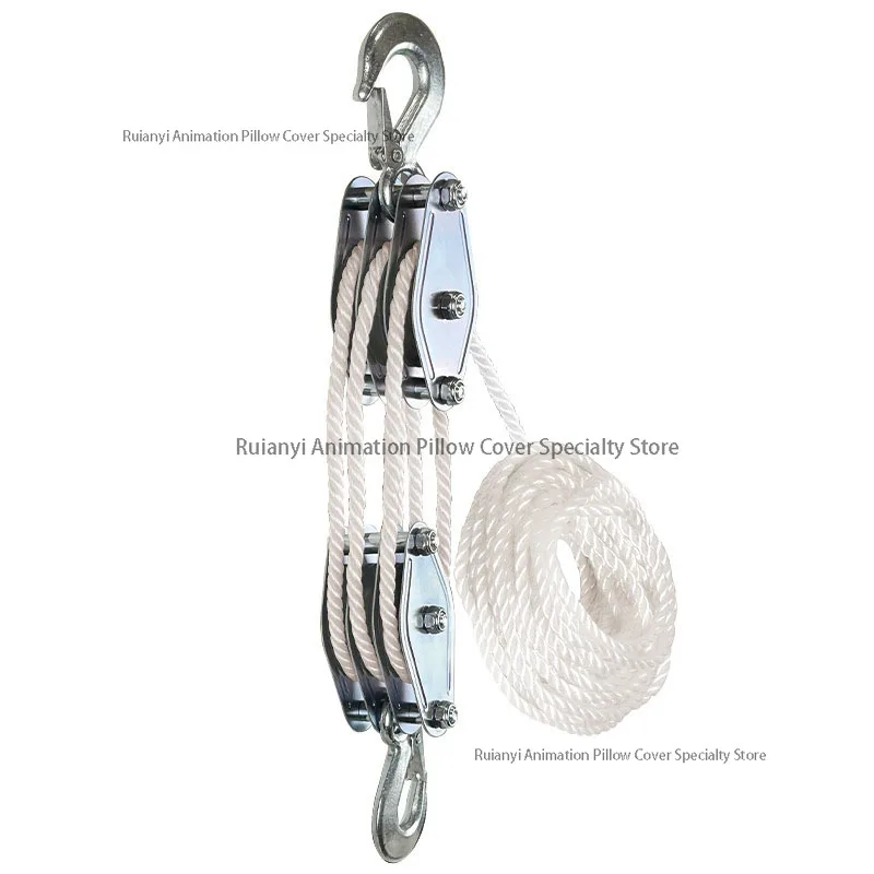Galvanized Rope Labor-Saving Pulley Block Load 250KG Mini Hand Chain Hoist Micro Manual Lifting Small Crane
Galvanized Rope Labor-Saving Pulley Block Load 250KG Mini Hand Chain Hoist Micro Manual Lifting Small Crane