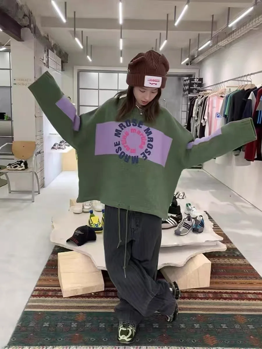 e Rose FW24 een Crew Ne Overhead Sweatirt Mens Womens Long Sve Basic Youthful Sle Knitted Sweater
e Rose FW24 een Crew Ne Overhead Sweatirt Mens Womens Long Sve Basic Youthful Sle Knitted Sweater