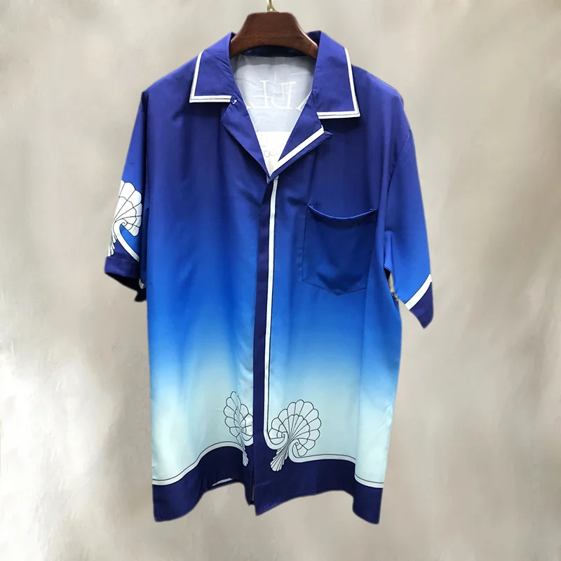 Casual Short Sleeve Shirt Men Luxury Printed Men High Street Shirt Summer Camisa Fashion Masculina Shirt Streetwear Moda Hombre
Casual Short Sleeve Shirt Men Luxury Printed Men High Street Shirt Summer Camisa Fashion Masculina Shirt Streetwear Moda Hombre