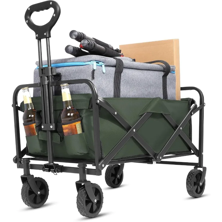 Collapsible WagonWagons Carts Foldable with Wheels Folding Utility Grocery Cart for Sand Camping Sports Shopping Outdoor
Collapsible WagonWagons Carts Foldable with Wheels Folding Utility Grocery Cart for Sand Camping Sports Shopping Outdoor