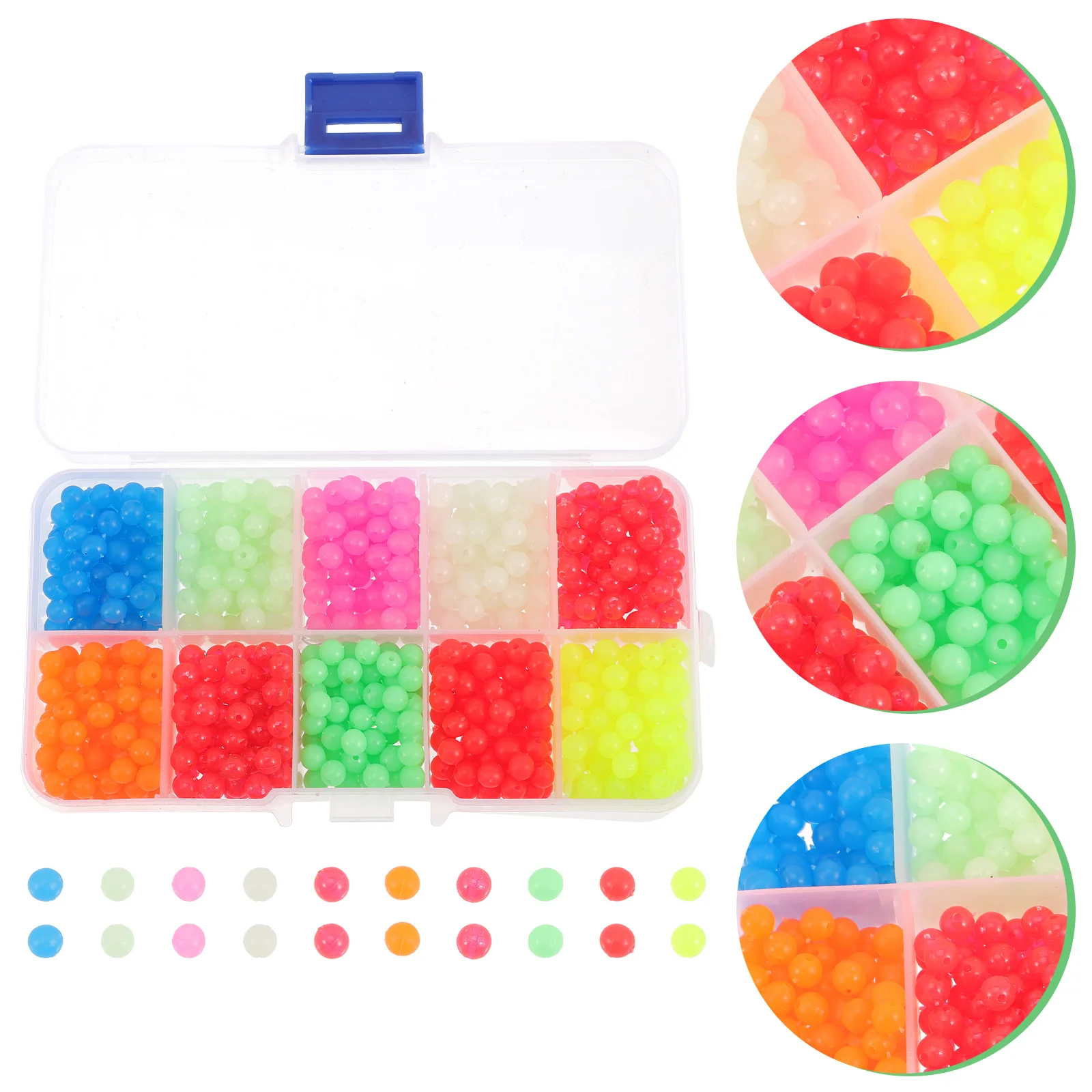 1000 Pcs Fishing Bead Combination Line Beads Glow Lure Colorful for Sea Lake River Round Float Plastic Freshwater Saltwater
1000 Pcs Fishing Bead Combination Line Beads Glow Lure Colorful for Sea Lake River Round Float Plastic Freshwater Saltwater