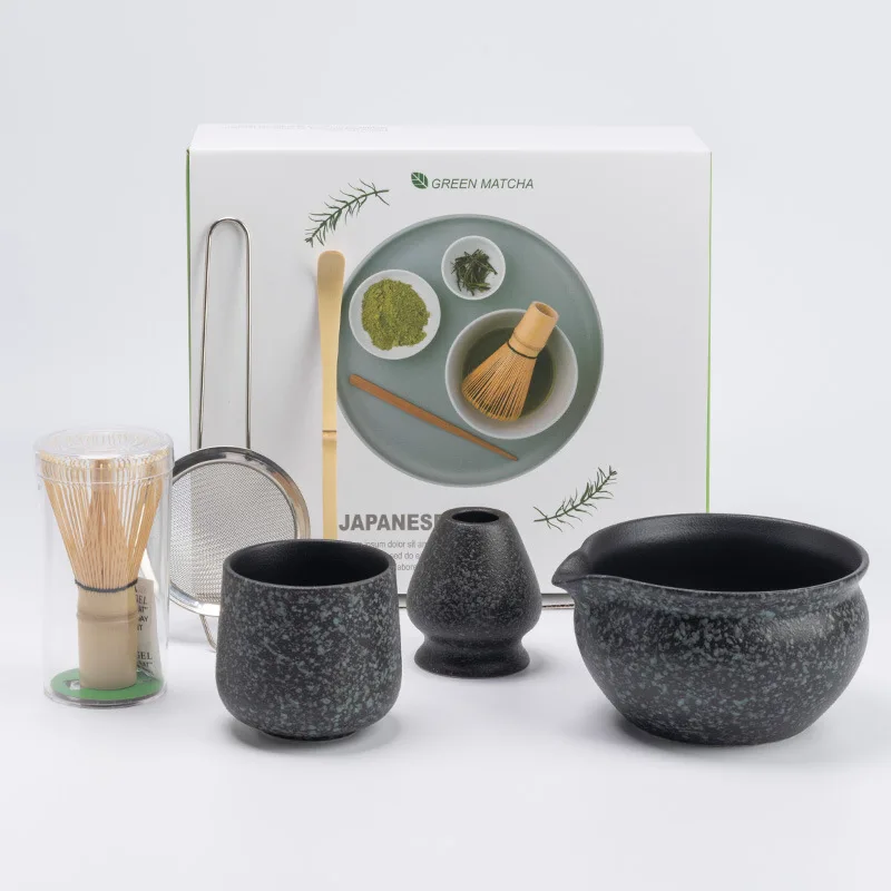 BespritGift Glaze Change Matcha Bowl Set 6 шт. с Master Cup 100-зубчатый бамбуковый венчик Совок для чая и инструменты для чайной церемонии династии Сун
BespritGift Glaze Change Matcha Bowl Set 6 шт. с Master Cup 100-зубчатый бамбуковый венчик Совок для чая и инструменты для чайной церемонии династии Сун