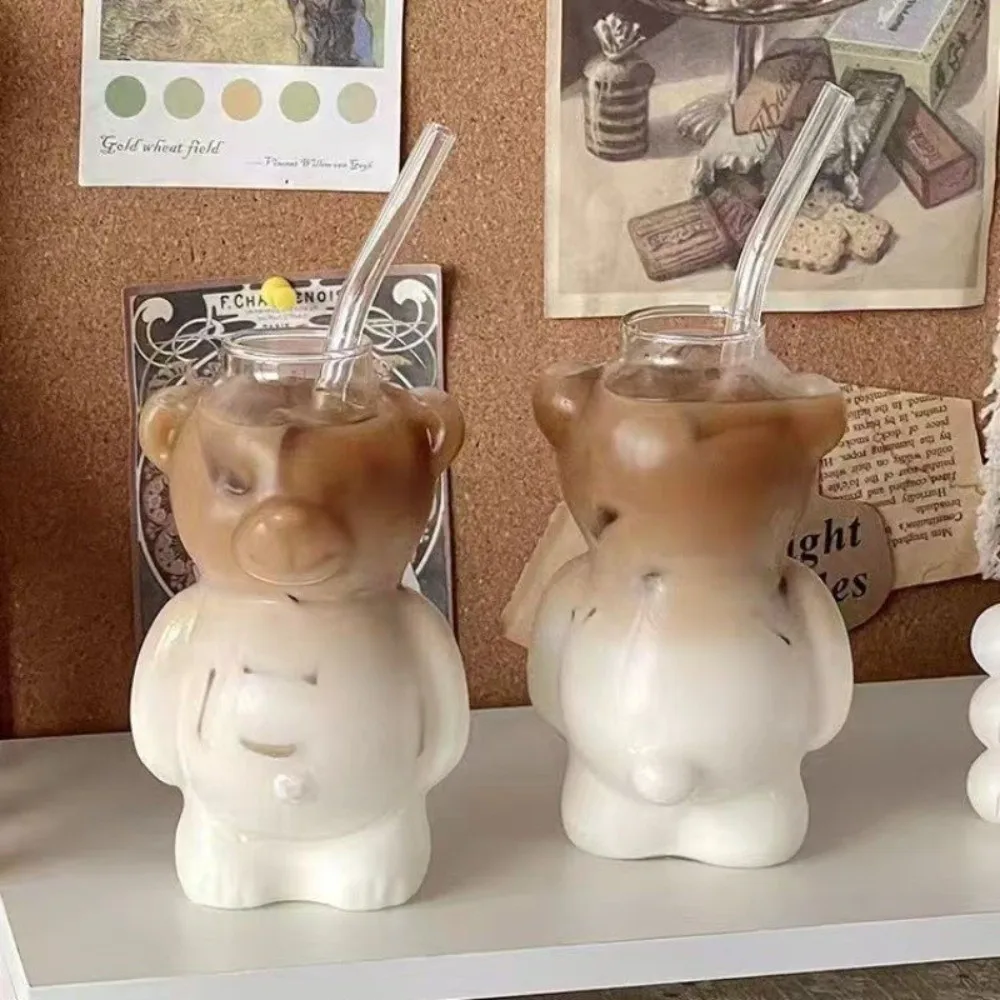 Cute 320ML Bear Coffee Mug Transparent Large Capacity Clear Bear Glassware Reusable Juice Cup Milk
Cute 320ML Bear Coffee Mug Transparent Large Capacity Clear Bear Glassware Reusable Juice Cup Milk