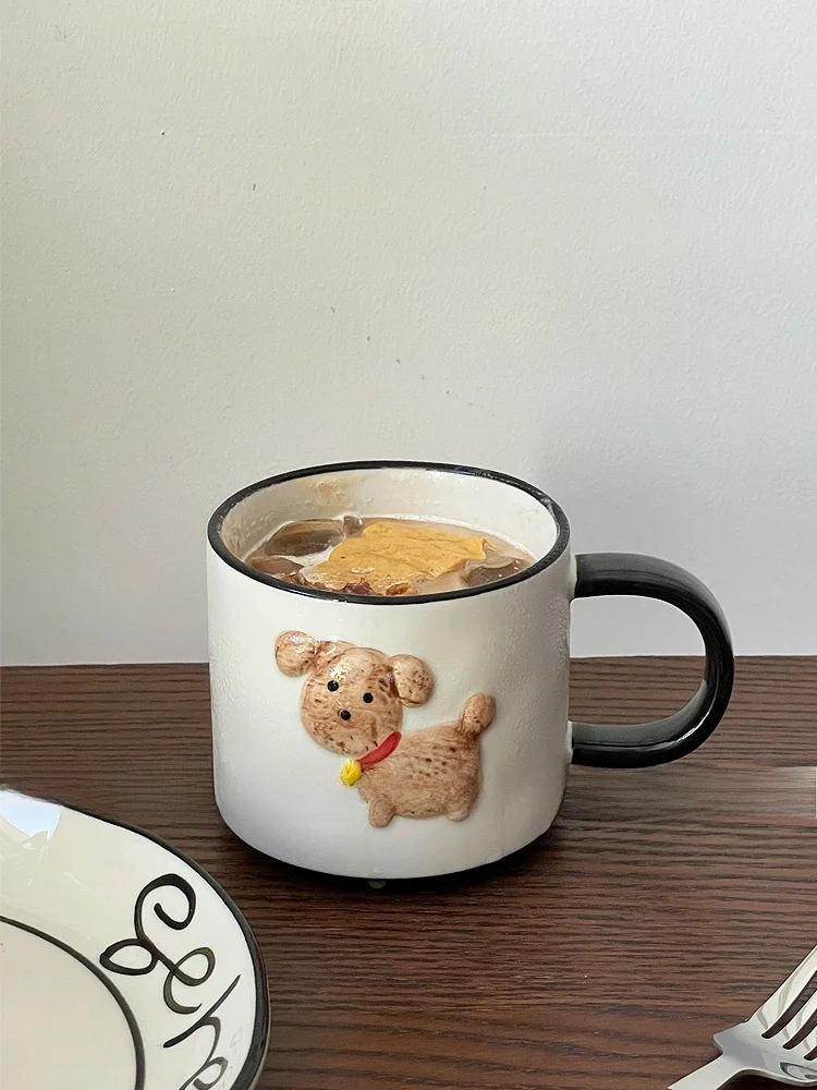 Retro Cute Hand-Painted Ceramic Dining Set Mug Coffee Cup Breakfast Dessert Plate Gift Underglaze Color Cartoon Animation
Retro Cute Hand-Painted Ceramic Dining Set Mug Coffee Cup Breakfast Dessert Plate Gift Underglaze Color Cartoon Animation