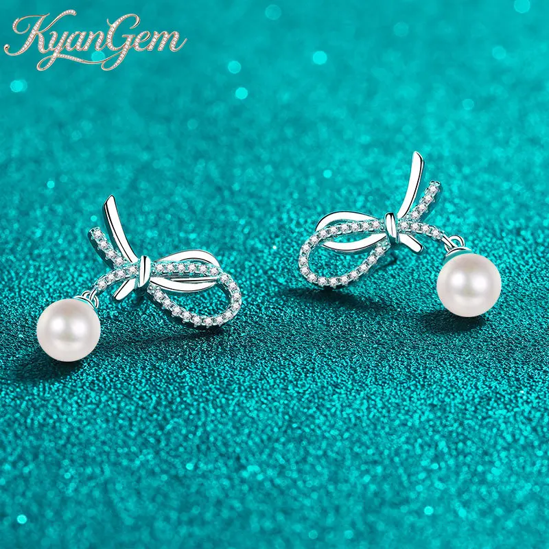 Серьги KyanGem из 18-каратного золота с бриллиантами и жемчугом, с бантом, элегантные и простые, с муассанитом 0,28 карата, для создания нежного образа
Серьги KyanGem из 18-каратного золота с бриллиантами и жемчугом, с бантом, элегантные и простые, с муассанитом 0,28 карата, для создания нежного образа