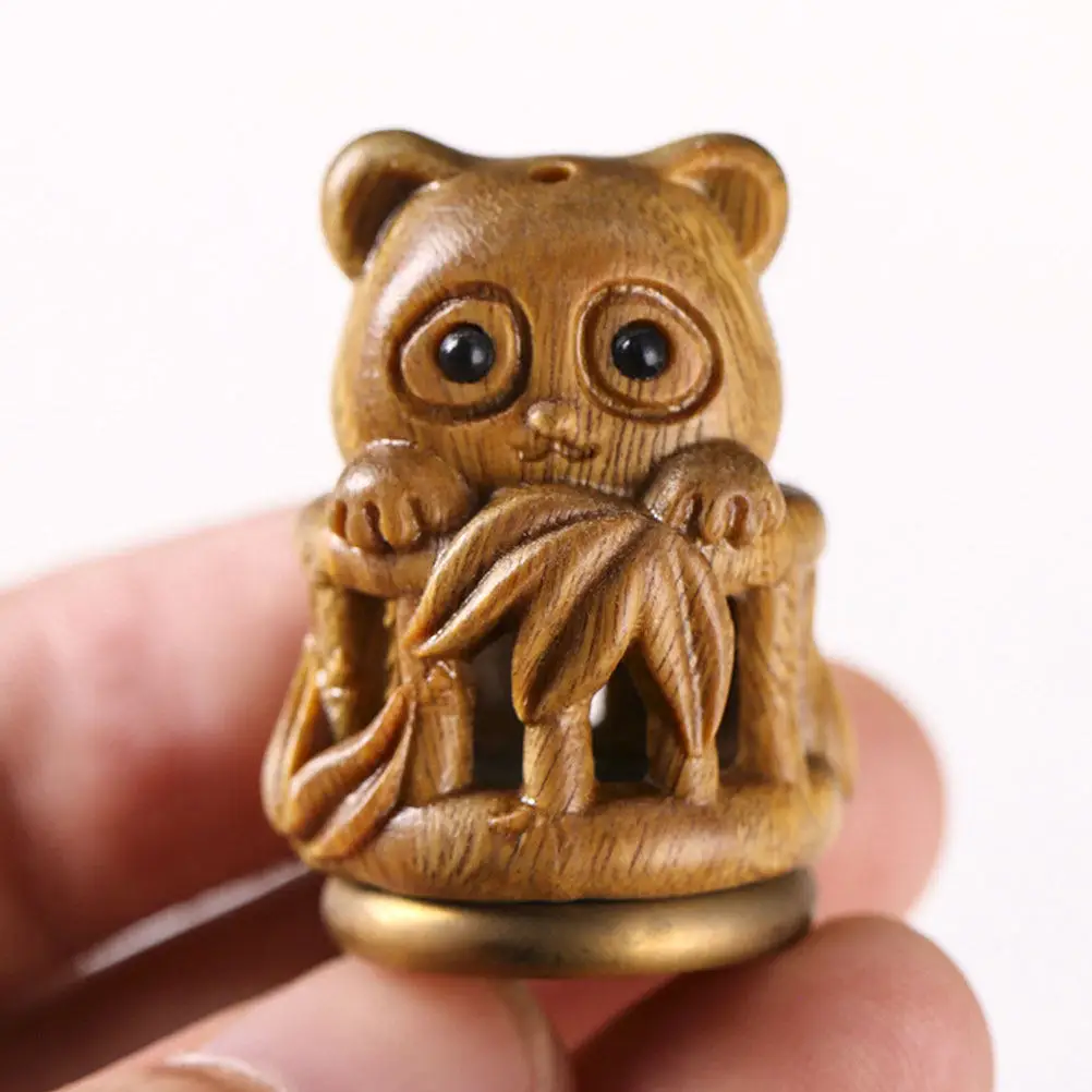 Wooden Panda Pendant Hollow Carving Aroma Beads Container Diy Jewelry Supply Car Hanging Key Chain Decor Home Decoration
Wooden Panda Pendant Hollow Carving Aroma Beads Container Diy Jewelry Supply Car Hanging Key Chain Decor Home Decoration