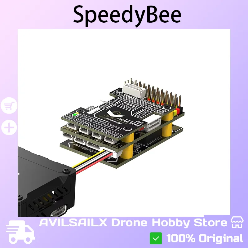 Контроллер полета SpeedyBee F405 WING APP — совместимость с Ardupilot, готовый FPV с возвратом в дом для самолетов с неподвижным крылом
Контроллер полета SpeedyBee F405 WING APP — совместимость с Ardupilot, готовый FPV с возвратом в дом для самолетов с неподвижным крылом