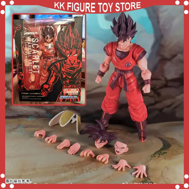 Demoniacal Fit Dragon Ball Z SHF Son Goku Kaio Ken Scarlet Martial Artist 16000 Power Level Action Figure Model Christmas Gift
Demoniacal Fit Dragon Ball Z SHF Son Goku Kaio Ken Scarlet Martial Artist 16000 Power Level Action Figure Model Christmas Gift
