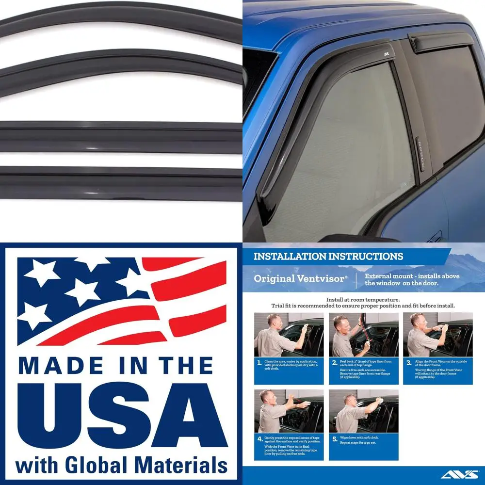 [Дождевики с внешним креплением AVS на Toyota RAV4 2019-2025 гг. | Козырьки оконные вентиляционные, 4 шт. - Дым | 94255
[Дождевики с внешним креплением AVS на Toyota RAV4 2019-2025 гг. | Козырьки оконные вентиляционные, 4 шт. - Дым | 94255