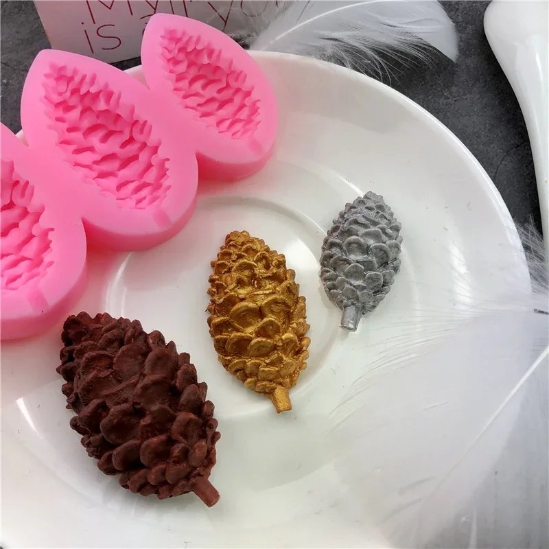 Sugarcraft Pinecone Shape Silicone molds fondant mold cake decorating tools chocolate moulds wedding decoration mould
Sugarcraft Pinecone Shape Silicone molds fondant mold cake decorating tools chocolate moulds wedding decoration mould