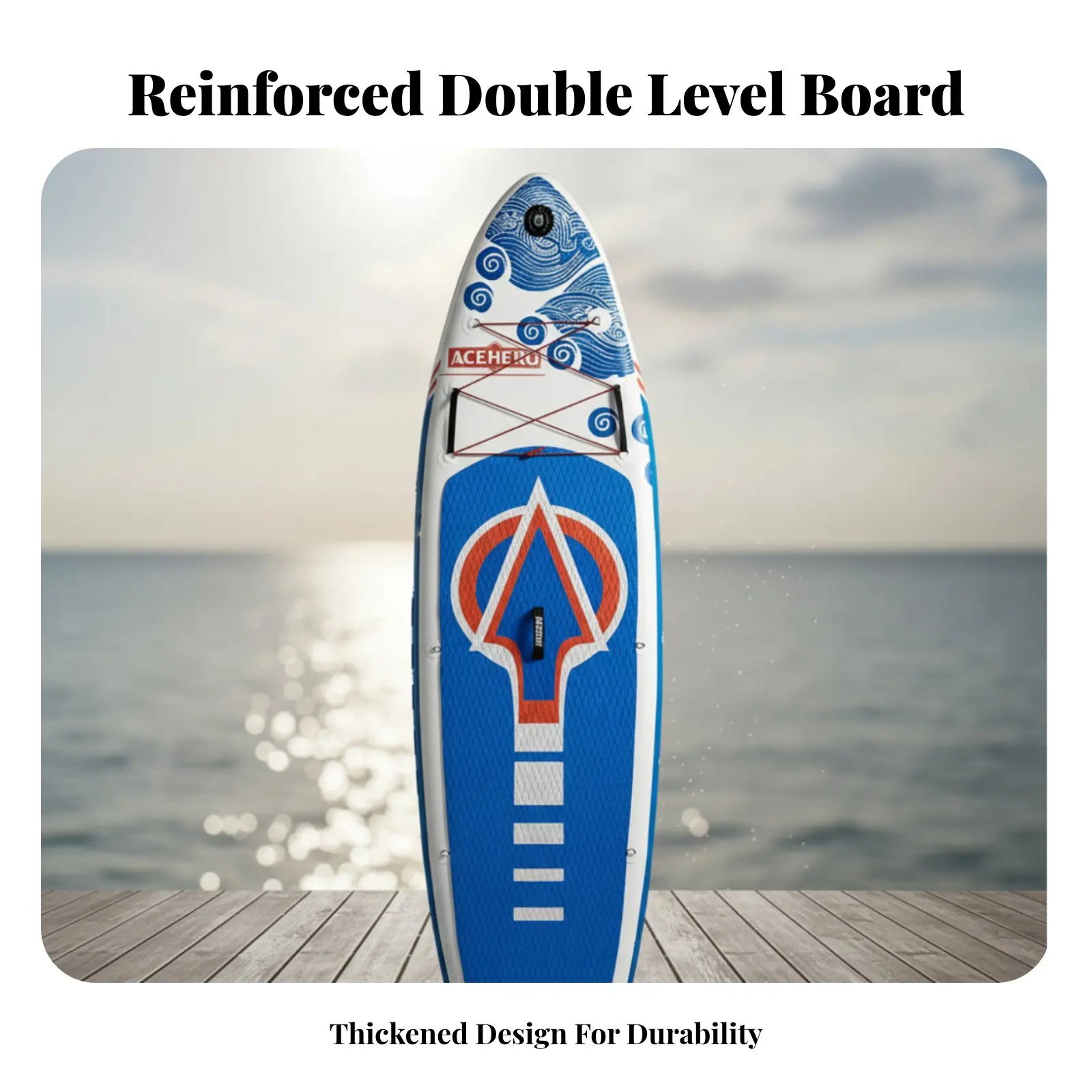 Double-Layer Inflatable Stand-Up Paddle Board, Thickened Brushed, Portable, Wear-Resistant, Beginner-Friendly
Double-Layer Inflatable Stand-Up Paddle Board, Thickened Brushed, Portable, Wear-Resistant, Beginner-Friendly