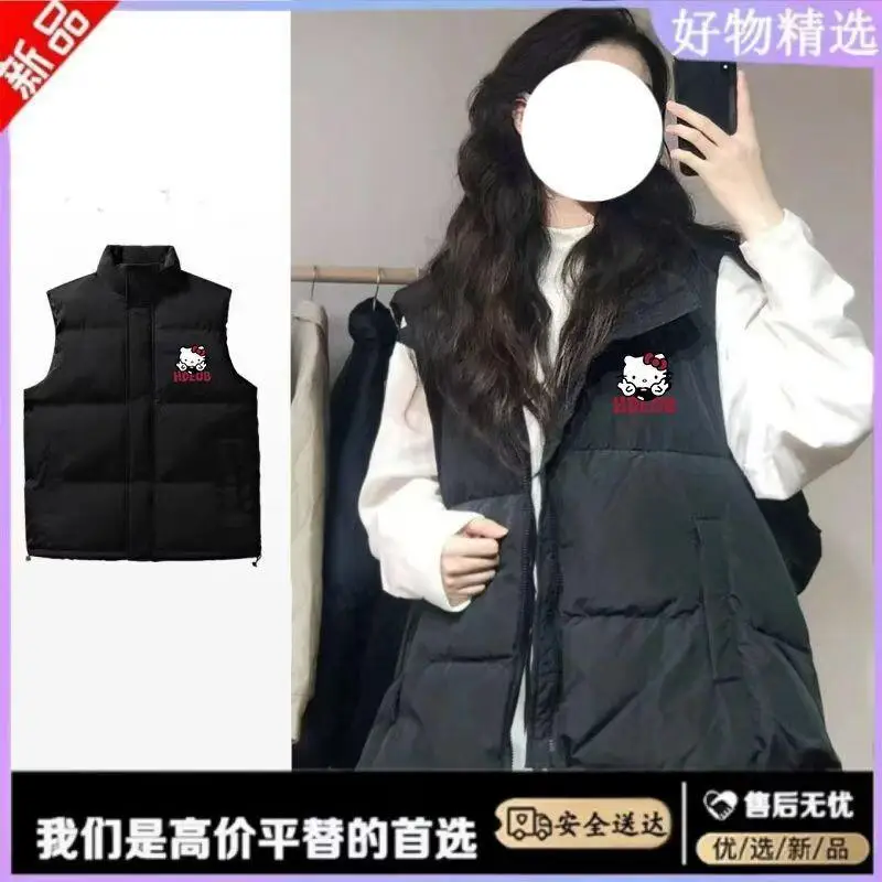 Sanrio Hello Kitty women's coat tops Jacket Filled For Winter Fashionable Cute Loose Thickened Warm Cozy New Trendy Outerwea
Sanrio Hello Kitty women's coat tops Jacket Filled For Winter Fashionable Cute Loose Thickened Warm Cozy New Trendy Outerwea