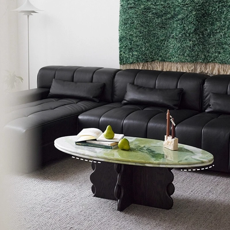 Living room home colorful coffee table light luxury high sense
Living room home colorful coffee table light luxury high sense