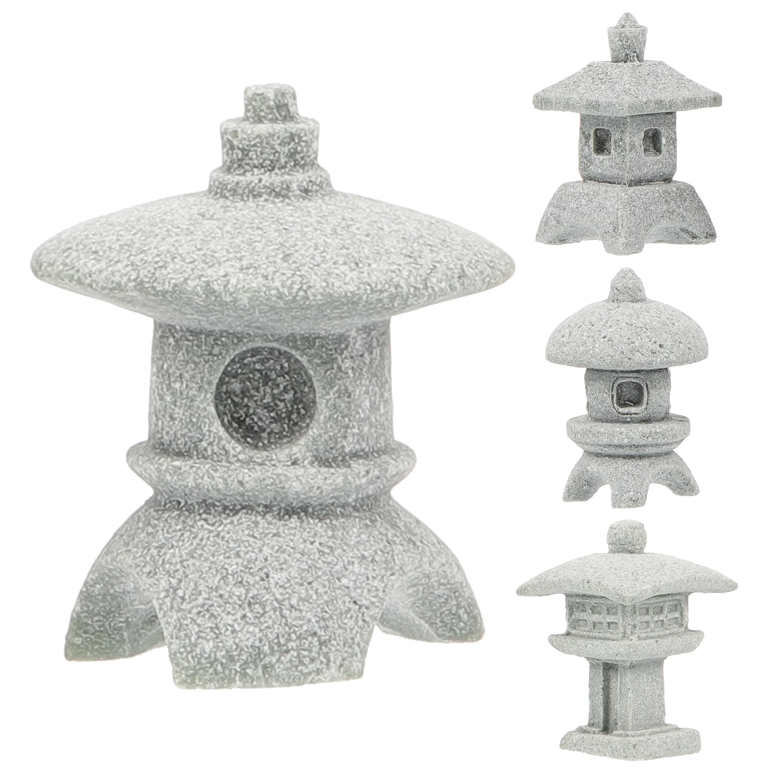 4pcs Lantern Stone Statue Miniature Decor Japanese Figurines Small Zen Garden Micro Landscape Model Scenery Layout
4pcs Lantern Stone Statue Miniature Decor Japanese Figurines Small Zen Garden Micro Landscape Model Scenery Layout