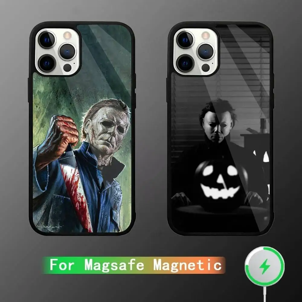 Horror H-Halloween Michael Phone Case For iPhone 17,16,15,14,13,12,11,Pro,Max,Plus,Mini,SE4,Magnetic Magsafe Wireless Charging 
Horror H-Halloween Michael Phone Case For iPhone 17,16,15,14,13,12,11,Pro,Max,Plus,Mini,SE4,Magnetic Magsafe Wireless Charging